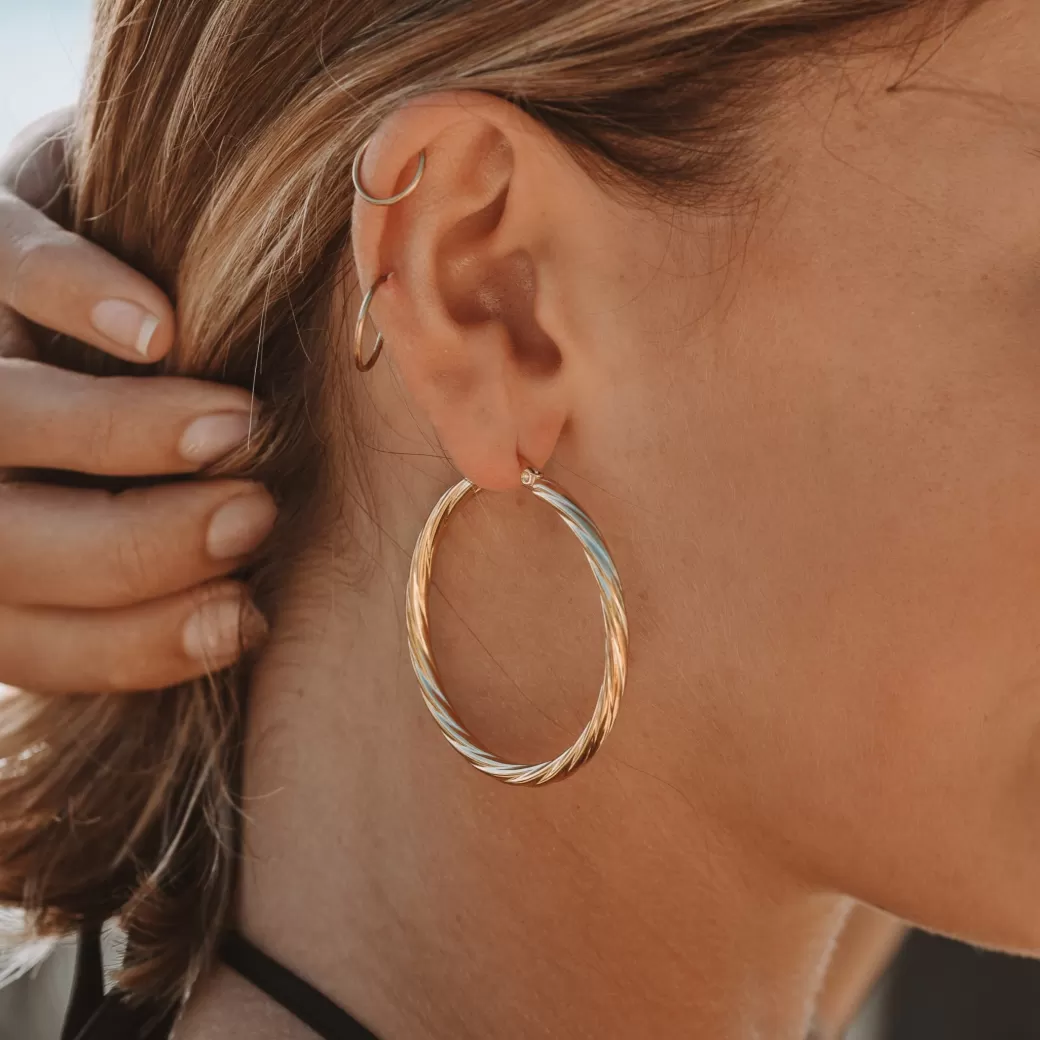 Bold Twisted Hoops^Atolea Jewelry Sale