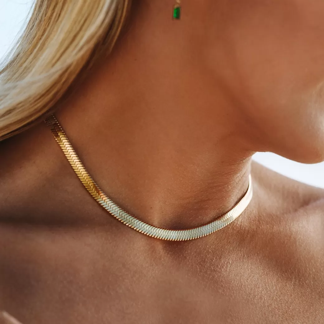 Chunky Herringbone Choker^Atolea Jewelry Discount