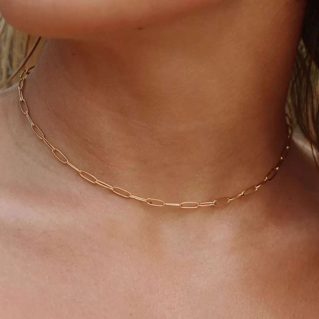 Cozumel Paperclip Choker^Atolea Jewelry Fashion