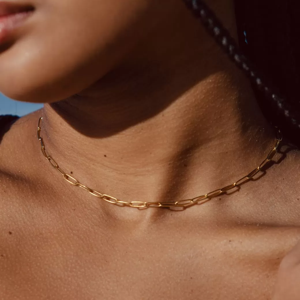 Cozumel Paperclip Choker^Atolea Jewelry Fashion