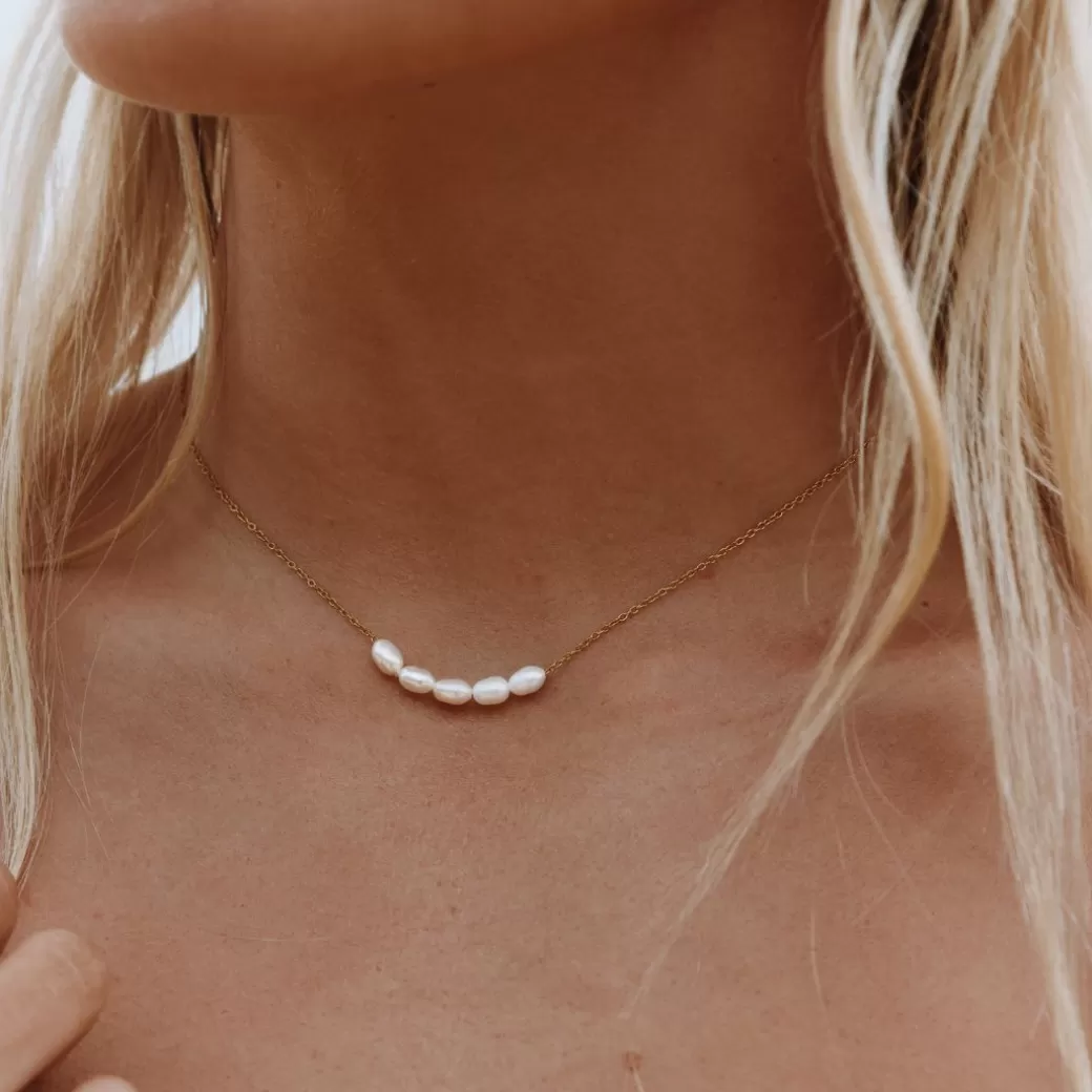 Dainty Freshwater Pearl Necklace^Atolea Jewelry New