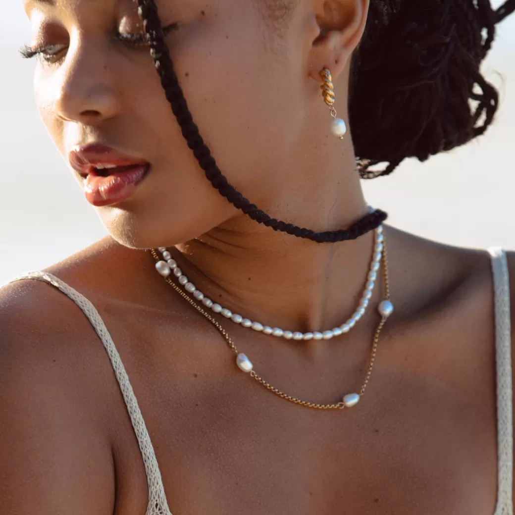 Freshwater Pearl Drop Earrings^Atolea Jewelry Online