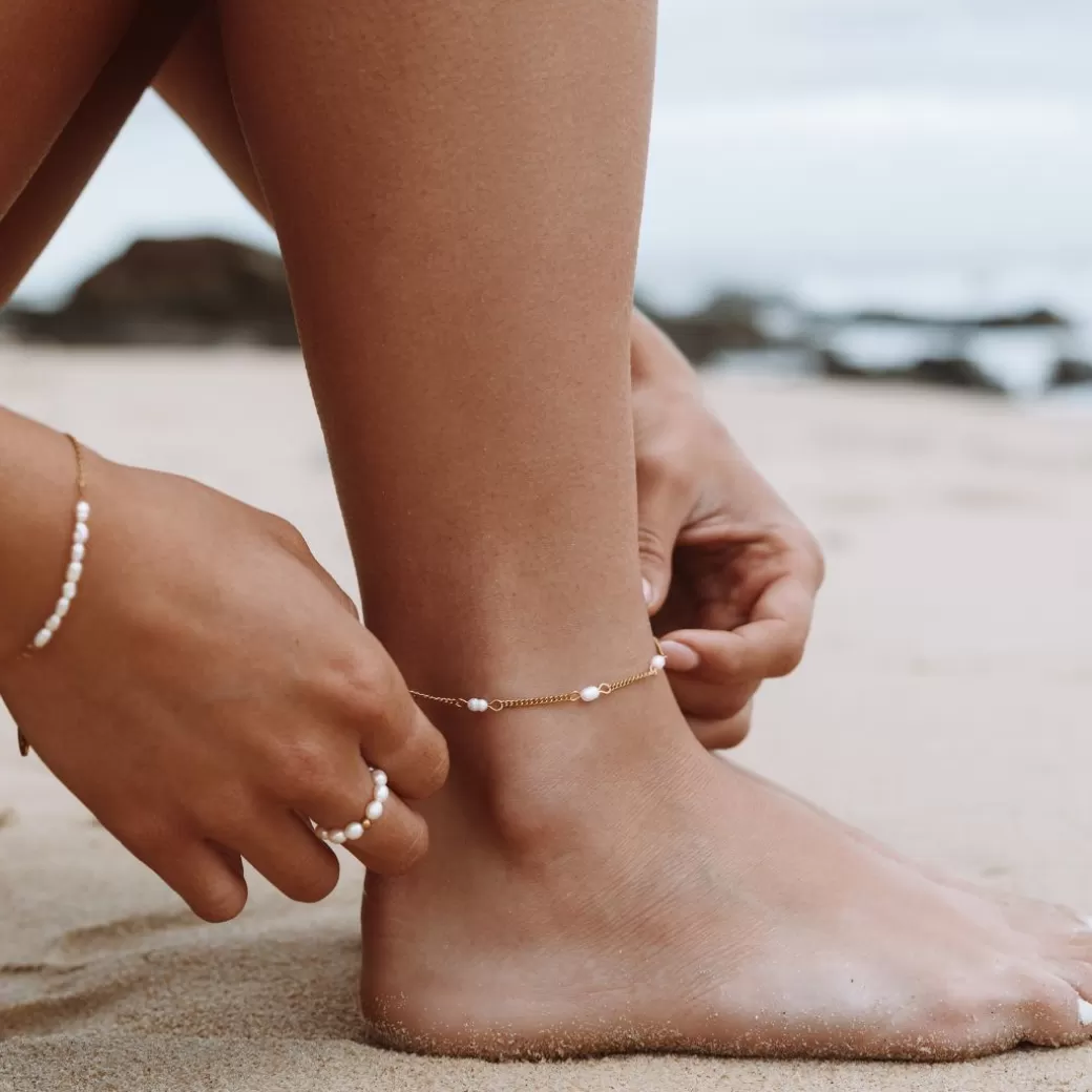 Freshwater Pearls Anklet^Atolea Jewelry Hot