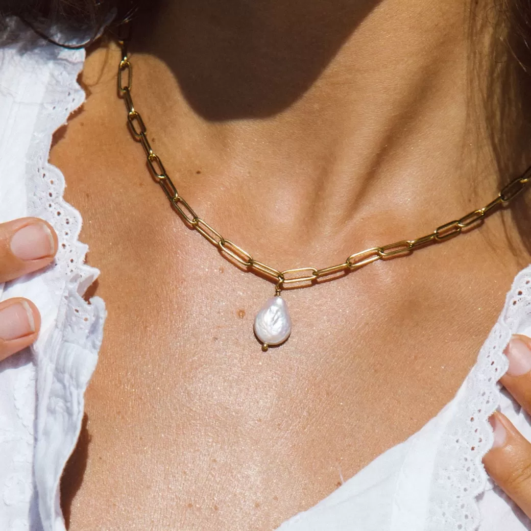 Keshi Pearl Necklace^Atolea Jewelry Best
