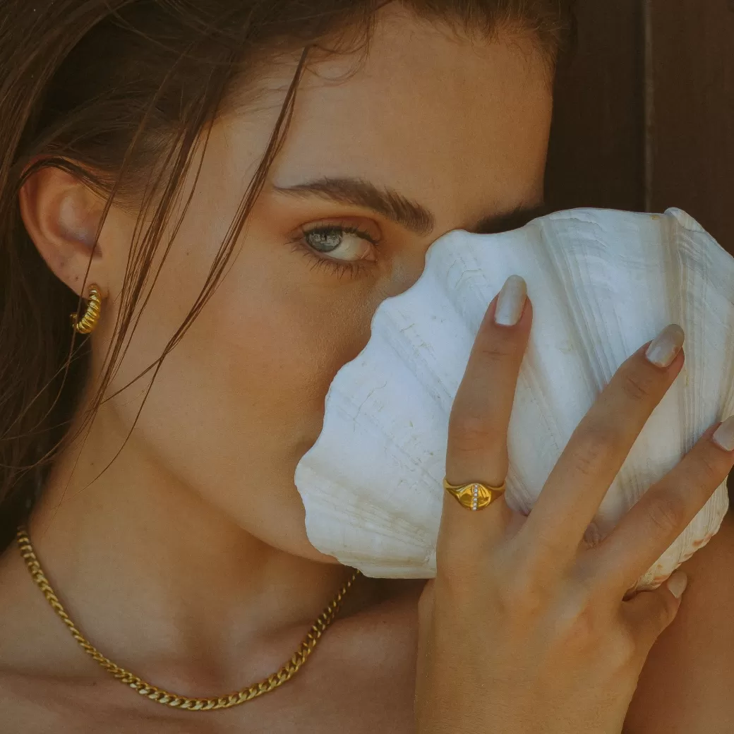 Luna Signet Ring^Atolea Jewelry New