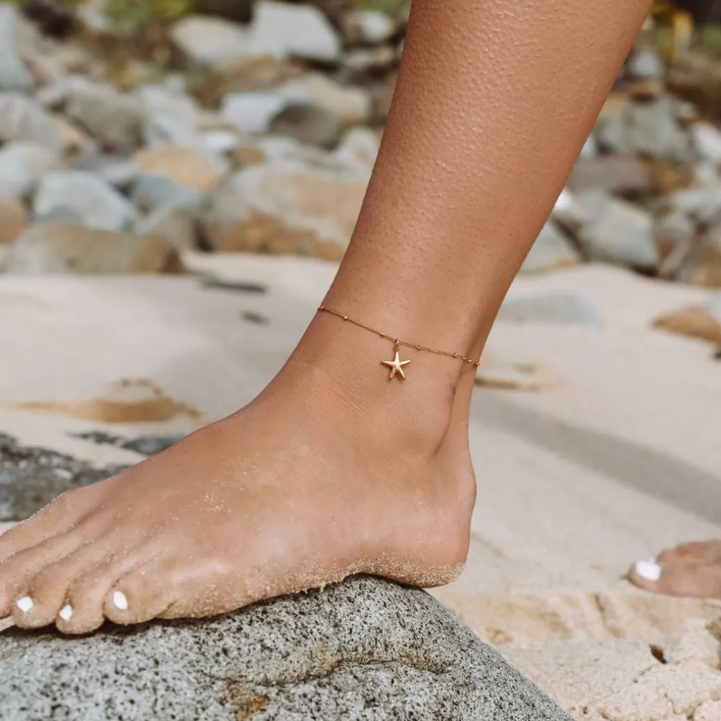 Mini Starfish Anklet^Atolea Jewelry Outlet