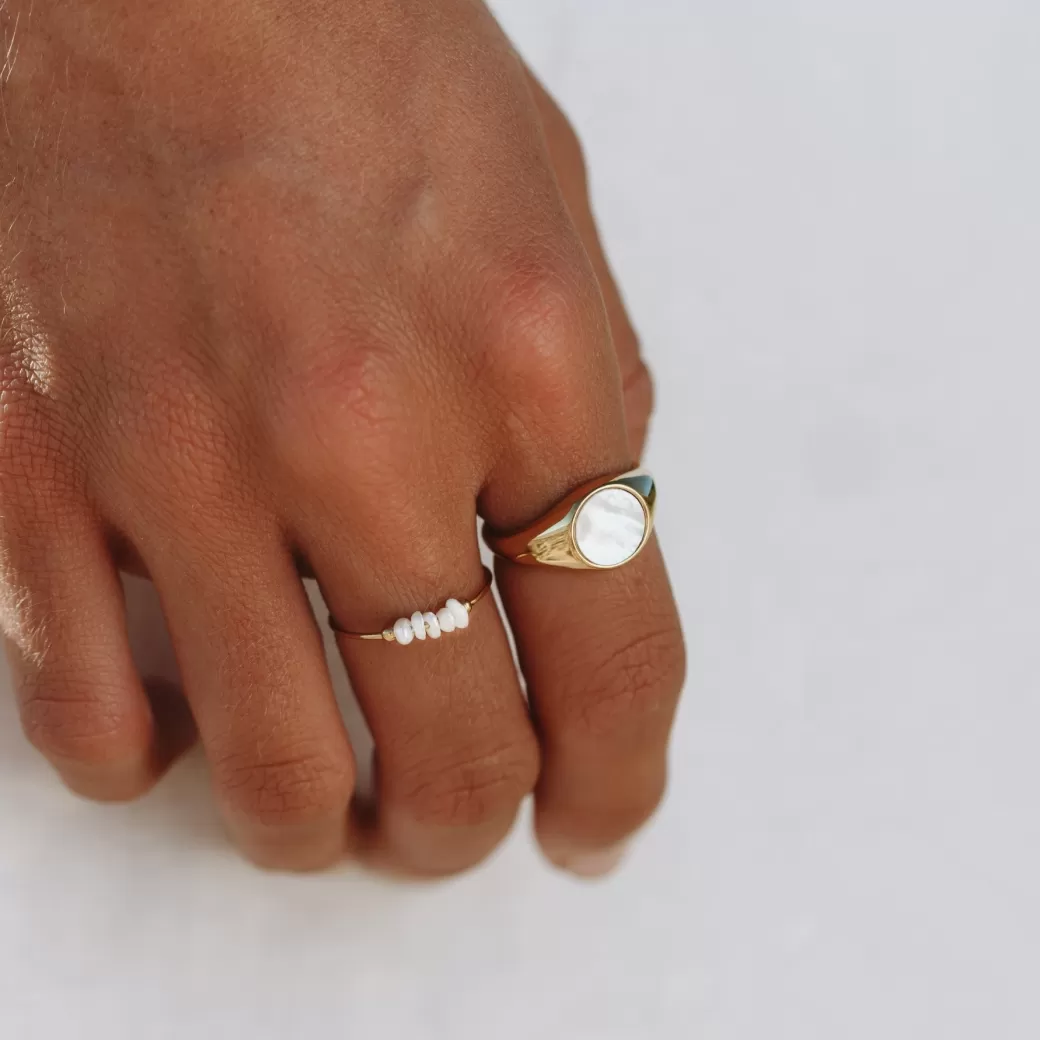 Mother Of Pearl Ring^Atolea Jewelry New