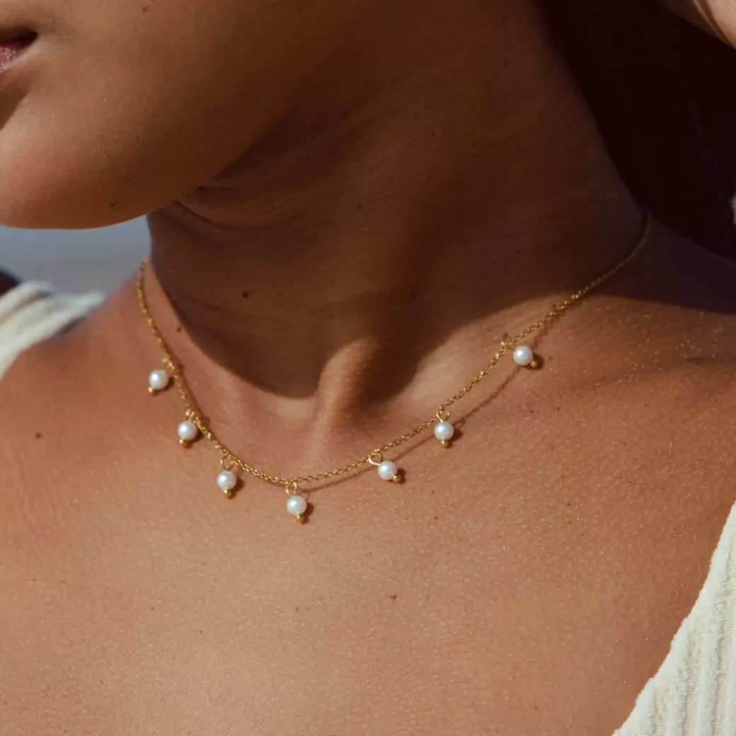 Pearl Droplet Necklace^Atolea Jewelry Hot