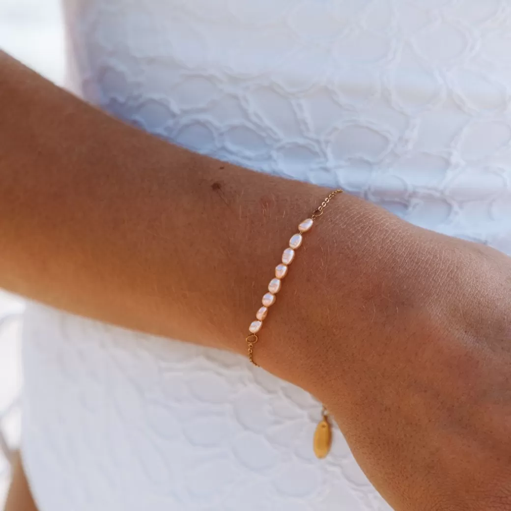 Pink Freshwater Pearl Bracelet^Atolea Jewelry Fashion