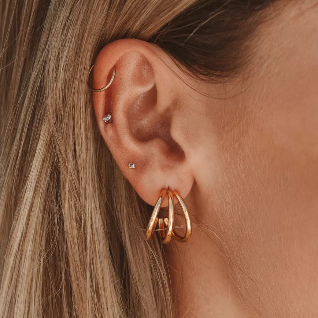 Triple Hoops^Atolea Jewelry Hot