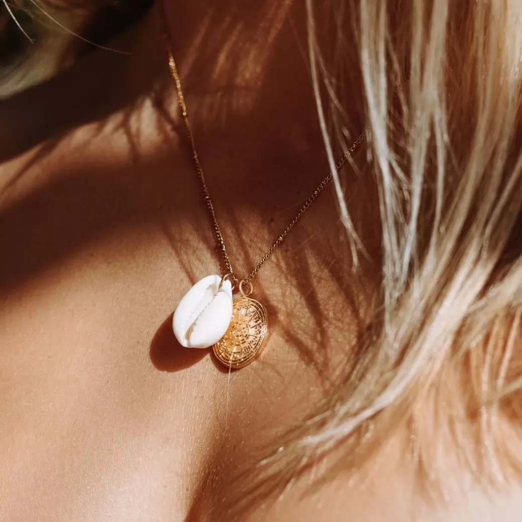 Tulum Cowrie Necklace^Atolea Jewelry Hot