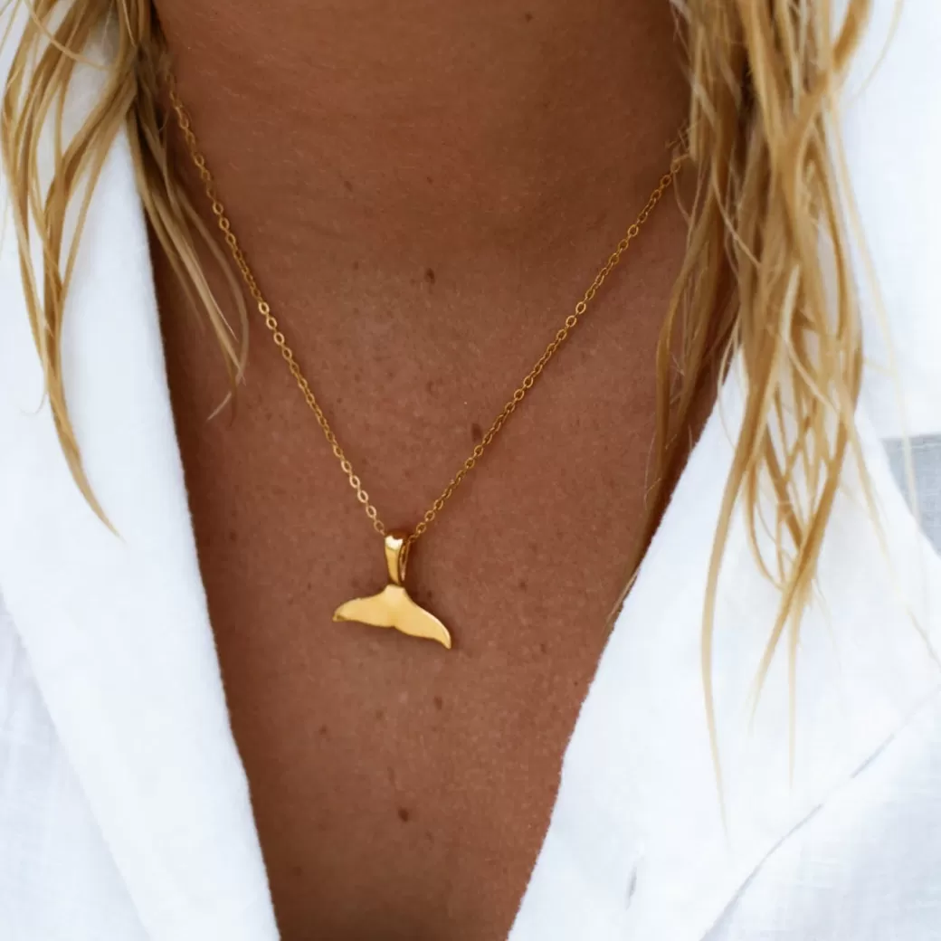 Whale Tail Necklace^Atolea Jewelry Sale