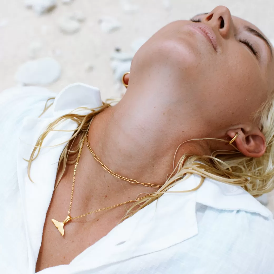 Whale Tail Necklace^Atolea Jewelry Sale