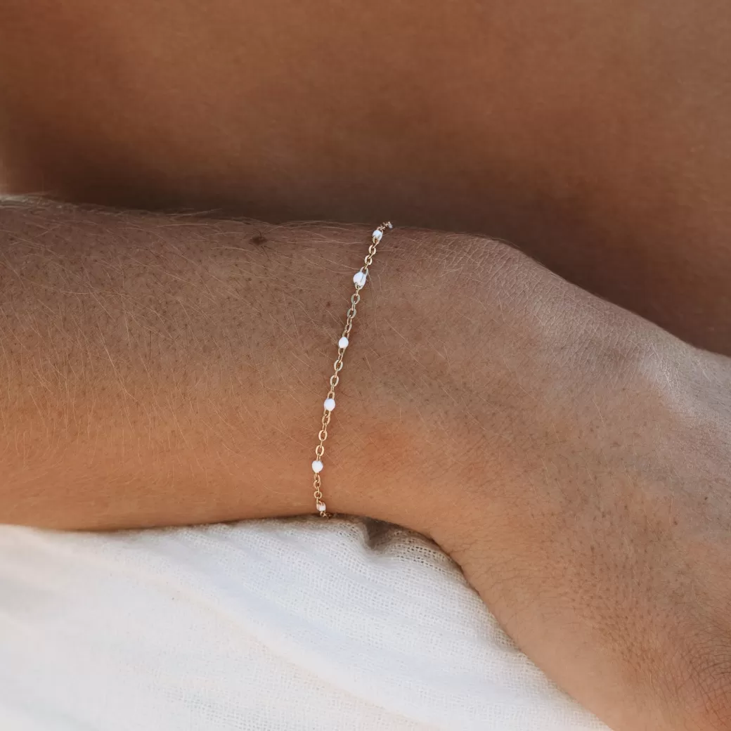 White Beaded Bracelet^Atolea Jewelry Hot